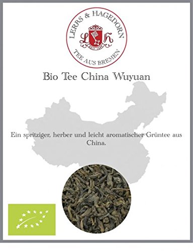 Lerbs & Hagedorn, Bio Tee China Wuyuan |Herb, Leicht Aromatisch 1kg (ca. 81 Liter) Grüner Tee, China Tee von Lerbs & Hagedorn