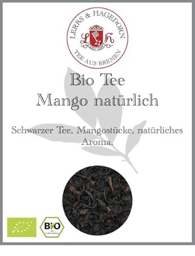 Lerbs & Hagedorn, Bio Tee Mango natürlich | 1kg (Ca. 81 Liter) Mango-Stücke von Lerbs & Hagedorn Bremen