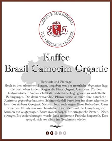 Brazil Camocim Organic Kaffee 1kg von Lerbs & Hagedorn