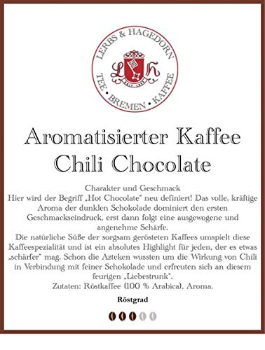 Chili Chocolate Kaffee 1kg von Lerbs & Hagedorn