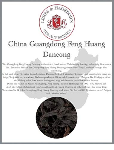 Lerbs & Hagedorn, Oolong China Tee Guangdong Feng Huang Dancong | Vielschichtig, Fruchtig, VollmUndig 1kg Ca. (81 Liter) von Lerbs & Hagedorn