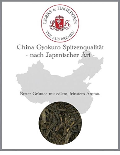Lerbs & Hagedorn, China Gyokuro nach Japanischer Art |Edel, Fein 1kg (ca. 81 Liter) Grüner Tee von Lerbs & Hagedorn