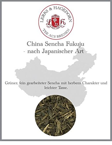 Lerbs & Hagedorn, China Sencha Fukuju nach Japanischer Art |Leichte Tasse, Herb 1kg (ca. 81 Liter) Fein Gearbeitet, Grüner Tee von Lerbs & Hagedorn