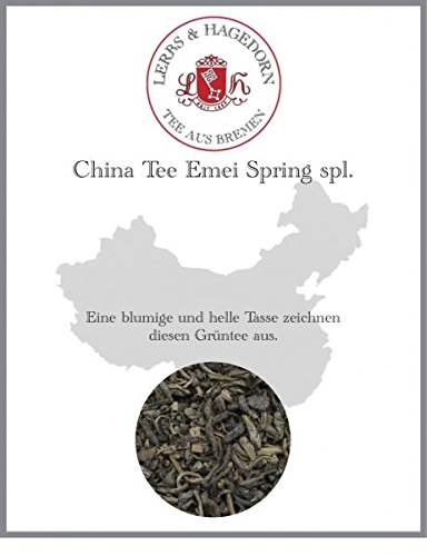 Lerbs & Hagedorn, China Tee Emei Spring spl. | Blumig, Helle Tasse 1kg (ca. 81 Liter) Grüner Tee von Lerbs & Hagedorn