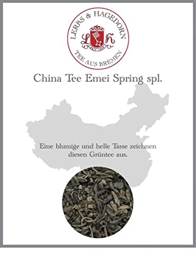 Lerbs & Hagedorn, China Tee Emei Spring spl. | Blumig, Helle Tasse 250g (ca. 20 Liter) Grüner Tee von Lerbs & Hagedorn