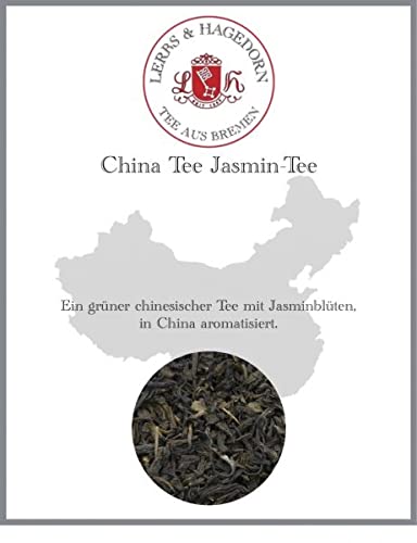 Lerbs & Hagedorn, China Tee Jasmin Tee | Aromatisch 250g (ca. 20 Liter) Im Ursprung Mit Jasminblüten Aromatisiert von Lerbs & Hagedorn