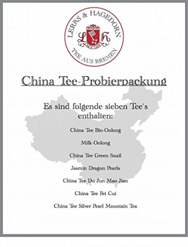 China Tee-Probierpackung (7 Sorten) - Set 2 von Lerbs & Hagedorn