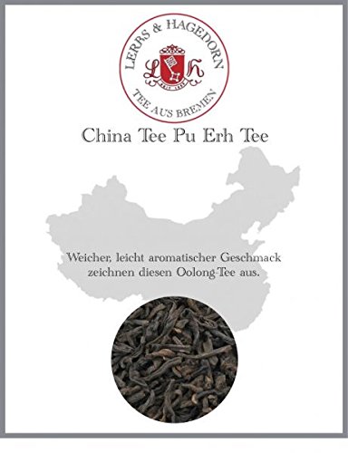 Lerbs & Hagedorn, China Tee Pu Erh Tee |Weicher, Leicht, Aromatischer Geschmack 1kg (ca. 81 Liter) Oolong Tee von Lerbs & Hagedorn