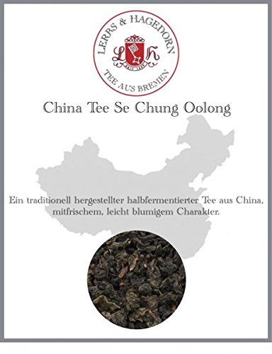 Lerbs & Hagedorn, China Tee Se Chung Oolong | Frisch, Leicht Blumig 1kg (ca. 81 Liter) Traditionelle Herstellung von Lerbs & Hagedorn