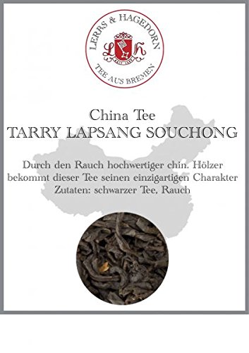 Lerbs & Hagedorn, Schwarzer China Tee Tarry Lapsang Souchong | Rauchig, Langanhaltend, Weich 2kg Ca. (162 Liter) von Lerbs & Hagedorn