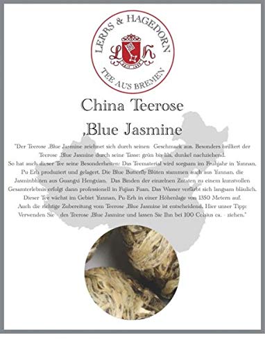 Lerbs & Hagedorn, Grüner China Tee Teerose Blue Jasmine | 1kg Ca. (81 Liter) von Lerbs & Hagedorn