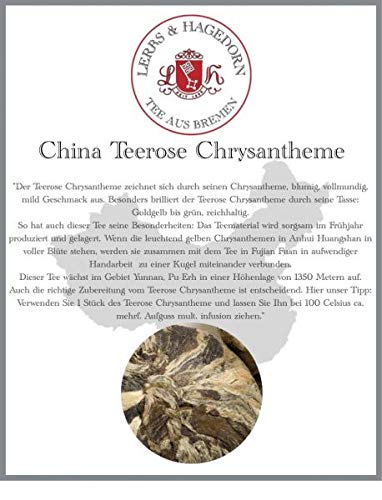 China Teerose Chrysantheme 1 KG von Lerbs & Hagedorn