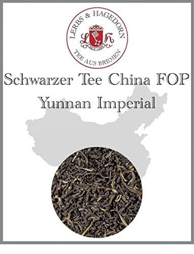 Lerbs & Hagedorn, Schwarzer Tee China FOP Yunnan Imperial | Süß und Würzig 1kg (ca. 81 Liter) Flowery Orange Pekoe von Lerbs und Hagedorn