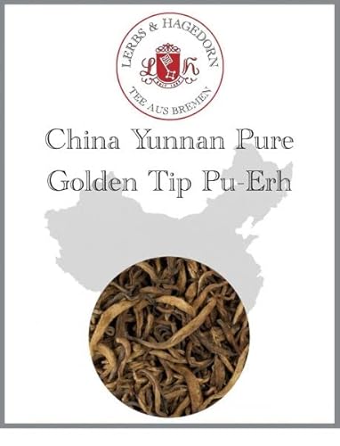 Lerbs & Hagedorn, Schwarzer Tee China BIO Yunnan Pu-Erh |Kräfiges Würziges Holz Und Erdiges Aroma 1kg (ca. 81 Liter) Schwarzer Tee von Lerbs & Hagedorn