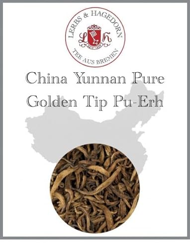 Lerbs & Hagedorn, Schwarzer Tee China BIO Yunnan Pu-Erh |Kräfiges Würziges Holz Und Erdiges Aroma 1kg (ca. 81 Liter) Schwarzer Tee von Lerbs & Hagedorn