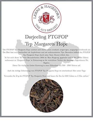 Darjeeling FTGFOP Typ Margarets Hope 2 KG von Lerbs & Hagedorn