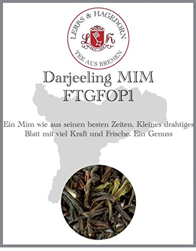 Lerbs & Hagedorn, Darjeeling First Flush FTGFOP1 Typ Mim | Langanhaltend, VollmUndig, Spritzig 2kg Ca. (162 Liter) von Lerbs & Hagedorn