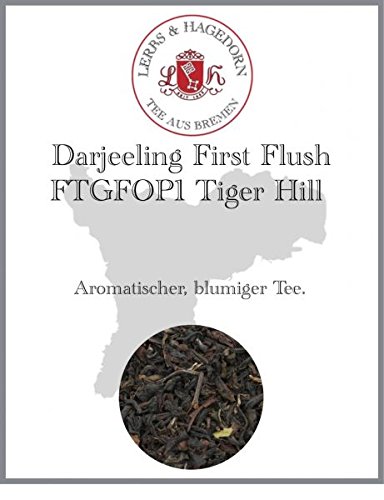 Lerbs & Hagedorn, Darjeeling First Flush FTGFOP1 Tiger Hill | Blumig 1kg (ca. 81 Liter) Lerbs & Hagedorn, Darjeeling First Flush FTGFOP1 Tiger Hill | Blumig 1kg (ca. 81 Liter) von Lerbs & Hagedorn Bremen