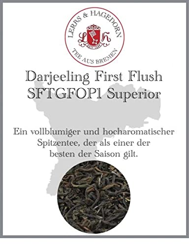 Darjeeling First Flush SFTGFOP1 Superior 250g von Lerbs & Hagedorn