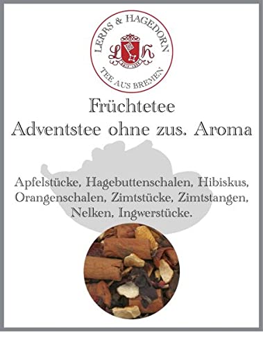 Früchtetee Adventstee ohne Aroma 250g von Lerbs & Hagedorn