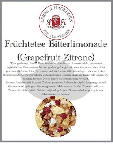 Früchtetee Birnengarten Havelländer Gedicht 250g (Bitterlimonade, 1000 Grams) von Lerbs & Hagedorn Bremen
