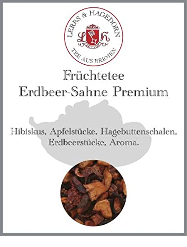 Früchtetee Erdbeer Sahne Premium 250g von Lerbs & Hagedorn