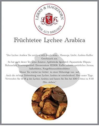 Früchtetee Lychee Arabica 2 KG von Lerbs & Hagedorn