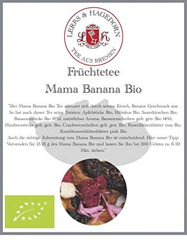 Früchtetee Mama Banana Bio 1 KG von Lerbs & Hagedorn
