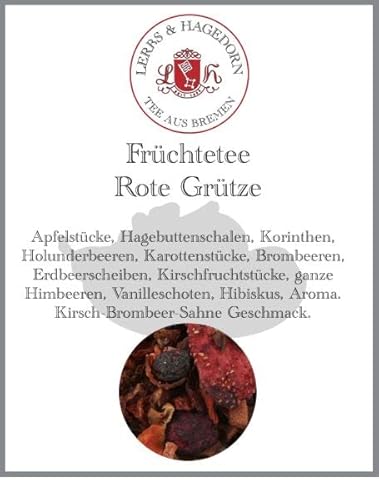 Früchtetee Rote Grütze 1kg von Lerbs & Hagedorn Bremen