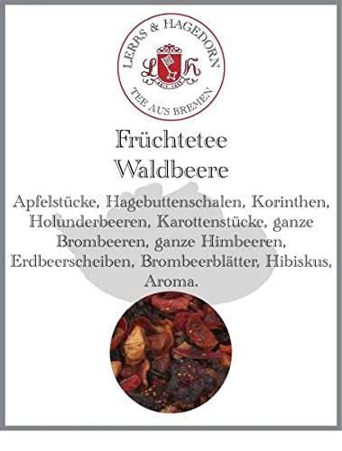 Früchtetee Waldbeere 250g von Lerbs & Hagedorn