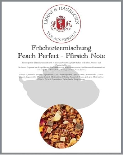 Früchteteemischung Peach Perfect - Pfirsich Note 1kg von Lerbs & Hagedorn