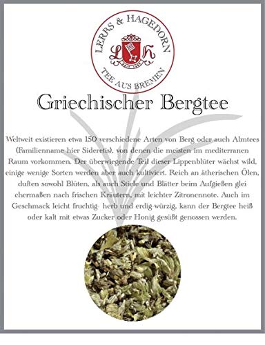 Lerbs & Hagedorn, Griechischer Bergtee | Kräuter Zitrus-Note 1kg (ca. 81 Liter) von Lerbs & Hagedorn