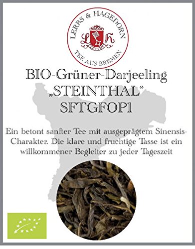 Grüner Bio-Darjeeling SFTGFOP1 TYP "STEINTHAL" 1kg Grüner Bio-Darjeeling SFTGFOP1 TYP "STEINTHAL" 1kg von Lerbs & Hagedorn