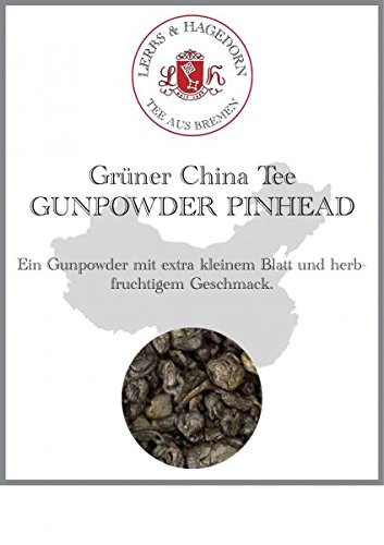 Lerbs & Hagedorn, Grüner China Tee Gunpowder Pinhead | Mild, Langanhaltend, Fruchtig 2kg Ca. (162 Liter) von Lerbs & Hagedorn