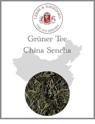Lerbs & Hagedorn, Grüner Tee China Sencha | Extrem Leicht Und Mild Leicht Liebliche Note 1kg (ca. 81 Liter) Grün-Gelbe Tasse von Lerbs & Hagedorn