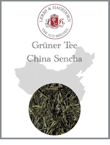 Lerbs & Hagedorn, Grüner Tee China Sencha | Extrem Leicht Und Mild Leicht Liebliche Note 1kg (ca. 81 Liter) Grün-Gelbe Tasse von Lerbs & Hagedorn