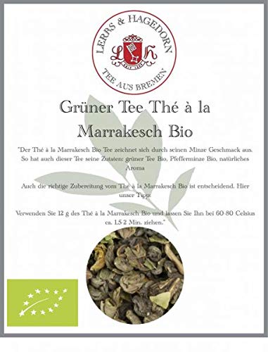 Lerbs & Hagedorn, Grüner Tee Thé à la Marrakesch Bio | Minze 1kg Ca. (81 Liter) von Lerbs & Hagedorn