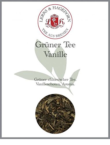 Lerbs & Hagedorn, Grüner Tee Vanille 1kg | 1kg (Ca. 81 Liter) Vanilleschoten, von Lerbs & Hagedorn