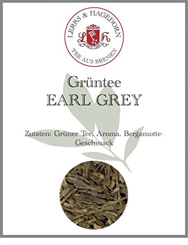 Lerbs & Hagedorn, Grüner Tee Earl Grey | Bergamotte 2kg Ca. (162 Liter) von Lerbs & Hagedorn