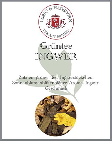 Lerbs & Hagedorn, Grüner Tee Ingwer | Ingwer 2kg Ca. (162 Liter) von Lerbs & Hagedorn
