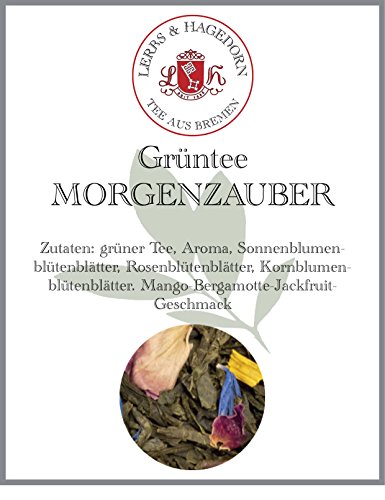 Lerbs & Hagedorn, Grüner Tee Morgenzauber ® | Mango, Bergamotte, Jackfruit 2kg Ca. (162 Liter) von Lerbs & Hagedorn