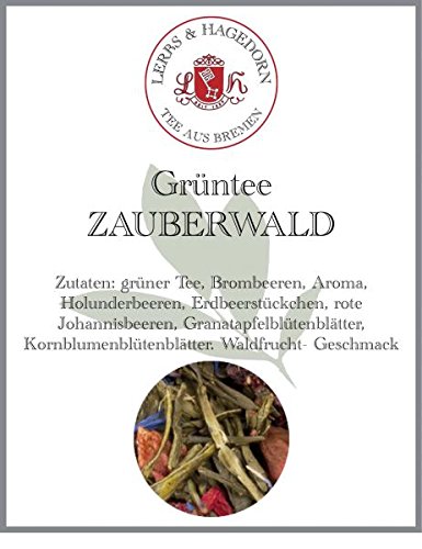 Lerbs & Hagedorn, Grüner Tee Zauberwald | Waldfrucht 2kg Ca. (162 Liter) von Lerbs & Hagedorn