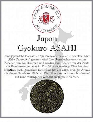 Lerbs & Hagedorn, Grüner Tee Japan Gyokuro Asahi | Edel Kräftig Ein Hauch Von Süße 1kg (ca. 81 Liter) Grüner Tee von Lerbs & Hagedorn