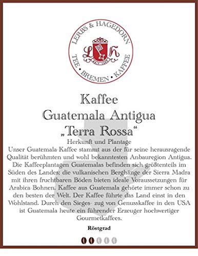 Guatemala Antigua „Terra Rossa“ Kaffee 1kg von Lerbs & Hagedorn