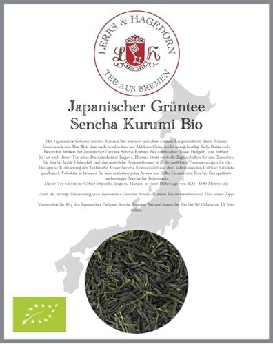 Japanischer Grüntee Sencha Kurumi Bio 1kg von Lerbs & Hagedorn