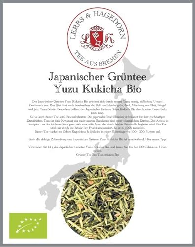 Japanischer Grüntee Yuzu Kukicha Bio 1kg von Lerbs & Hagedorn