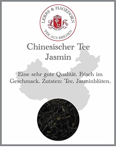 Lerbs & Hagedorn, China Tee Jasmin | Frischer Geschmack 1.5kg (ca. 122 Liter) Sehr gute Qualität mit Jasminblüten von Lerbs & Hagedorn
