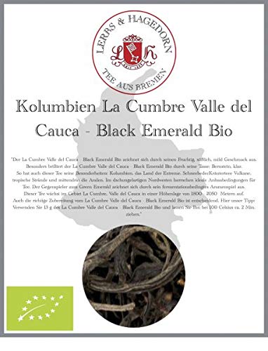 Kolumbien La Cumbre Valle del Cauca - Black Emerald Bio 1 KG von Lerbs & Hagedorn
