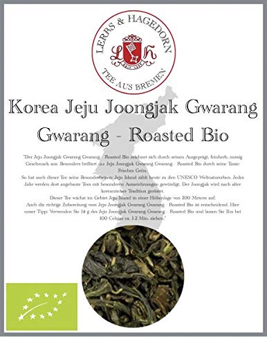 Lerbs & Hagedorn, Grüntee Jeju Joongjak Gwarang Gwarang - Roasted Bio | Ausgeprägt, Feinherb, Nussig 1kg Ca. (81 Liter) von Lerbs & Hagedorn
