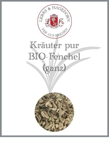 Lerbs & Hagedorn, Kräuter pur BIO Fenchel ganz | 250g (ca. 21 Liter) von Lerbs & Hagedorn